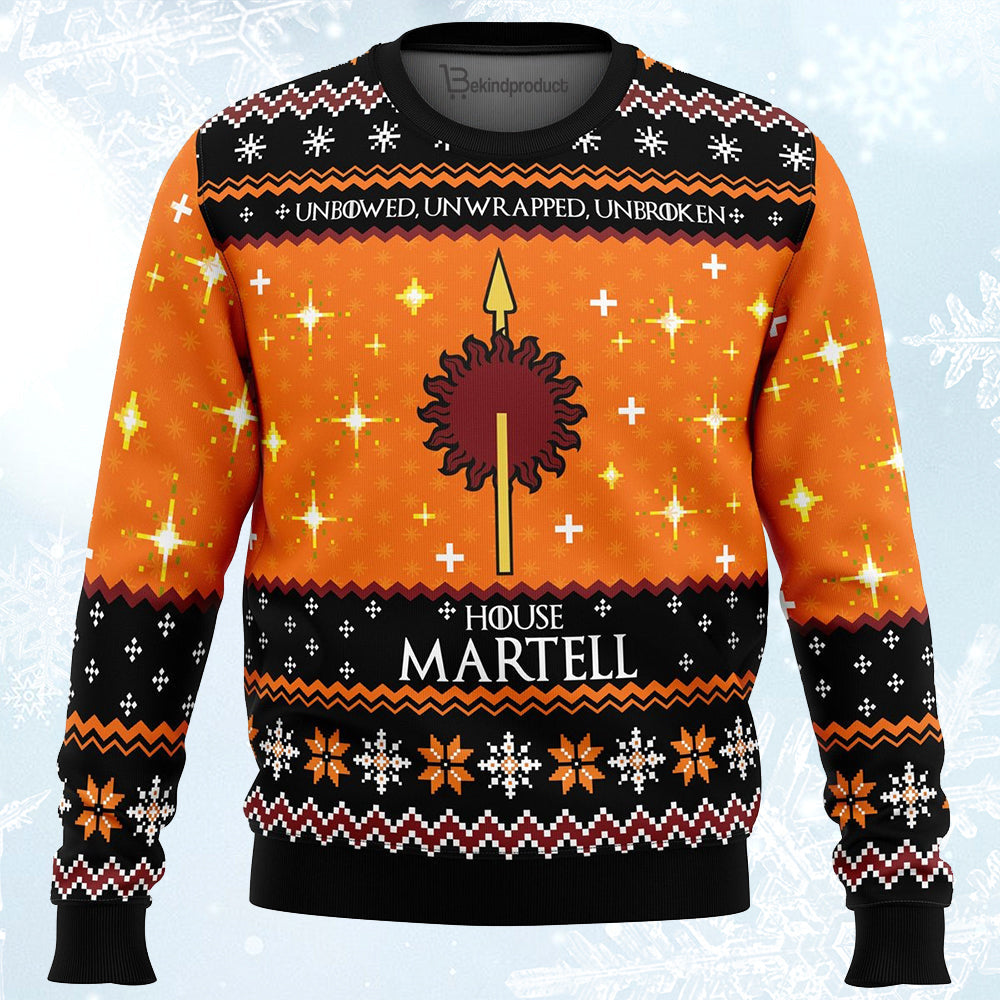 Game of Thrones House Martell Ugly Christmas Sweater For Men & Women Christmas Gift Sweater PT067 - WeCustomit