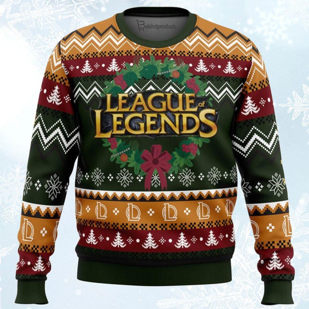 Game on Christmas League of Legends Ugly Christmas Sweater For Men & Women Christmas Gift Sweater BH385 - WeCustomit