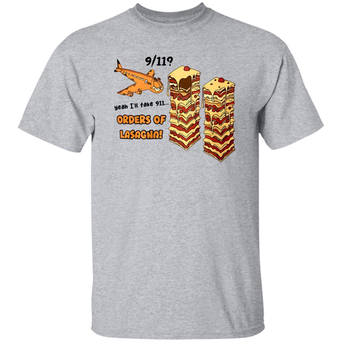 Garfield 9 11 Lasagna Shirt - WeCustomit