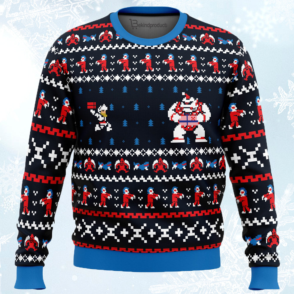 Ghosts ‘n Goblins ‘n Christmas Ugly Christmas Sweater For Men & Women Christmas Gift Sweater PT799 - WeCustomit