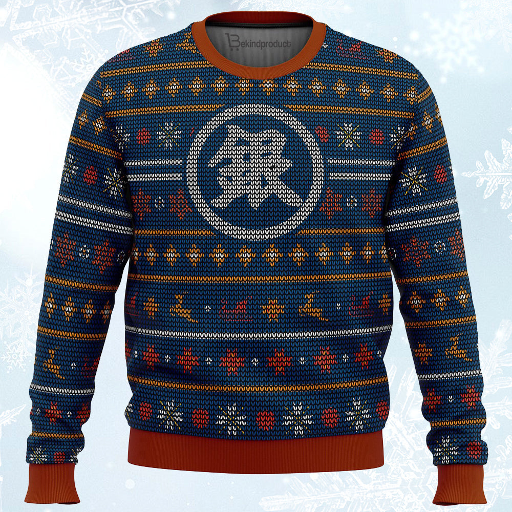 Gintoki Symbol Ugly Christmas Sweater For Men & Women Christmas Gift Sweater PT414 - WeCustomit