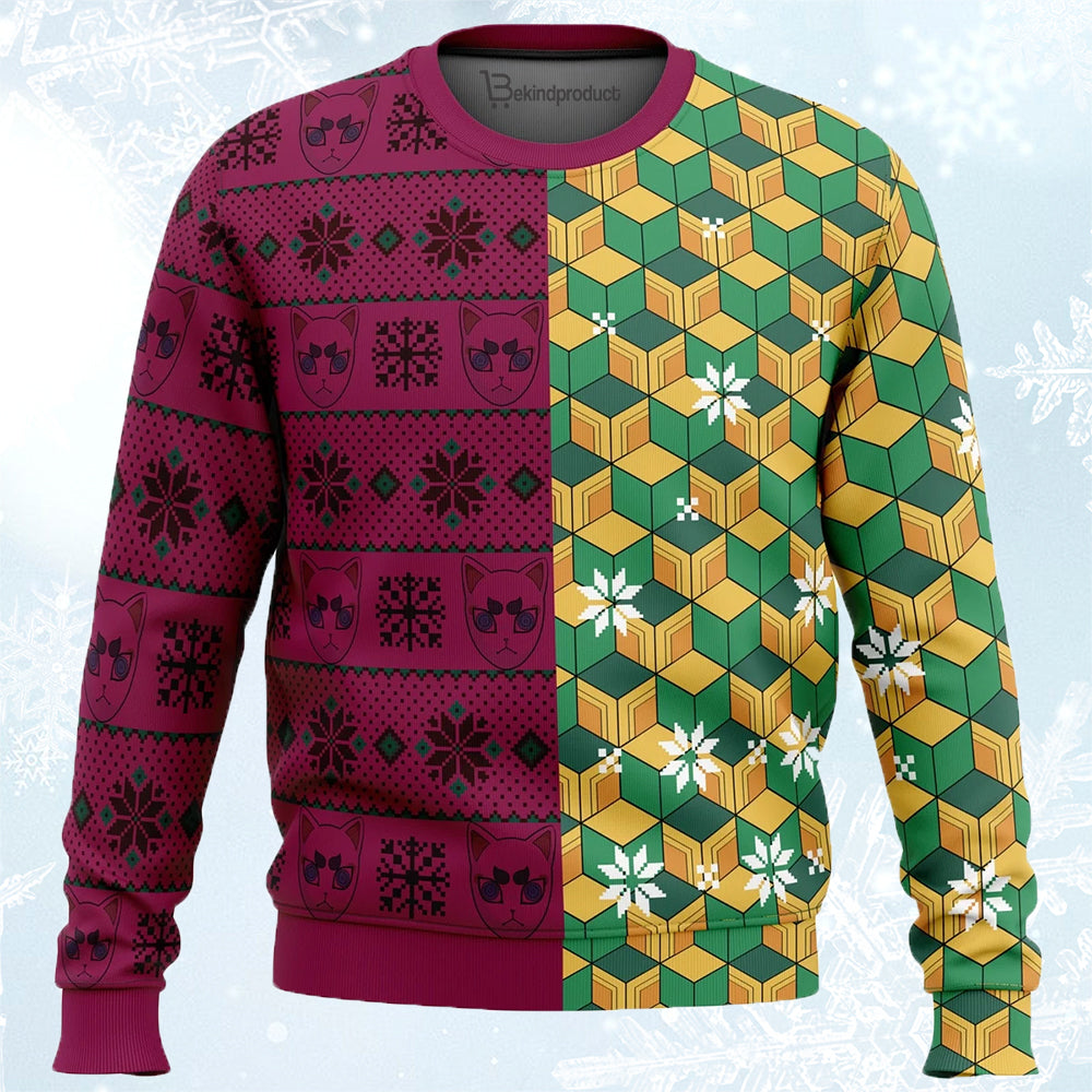 Giyu Ugly Christmas Sweater For Men & Women Christmas Gift Sweater PT764 - WeCustomit
