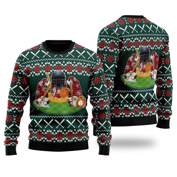 Gnomes Love Christmas Baseball Ugly Christmas Sweater For Men & Women Christmas Gift Sweater US2335 - WeCustomit