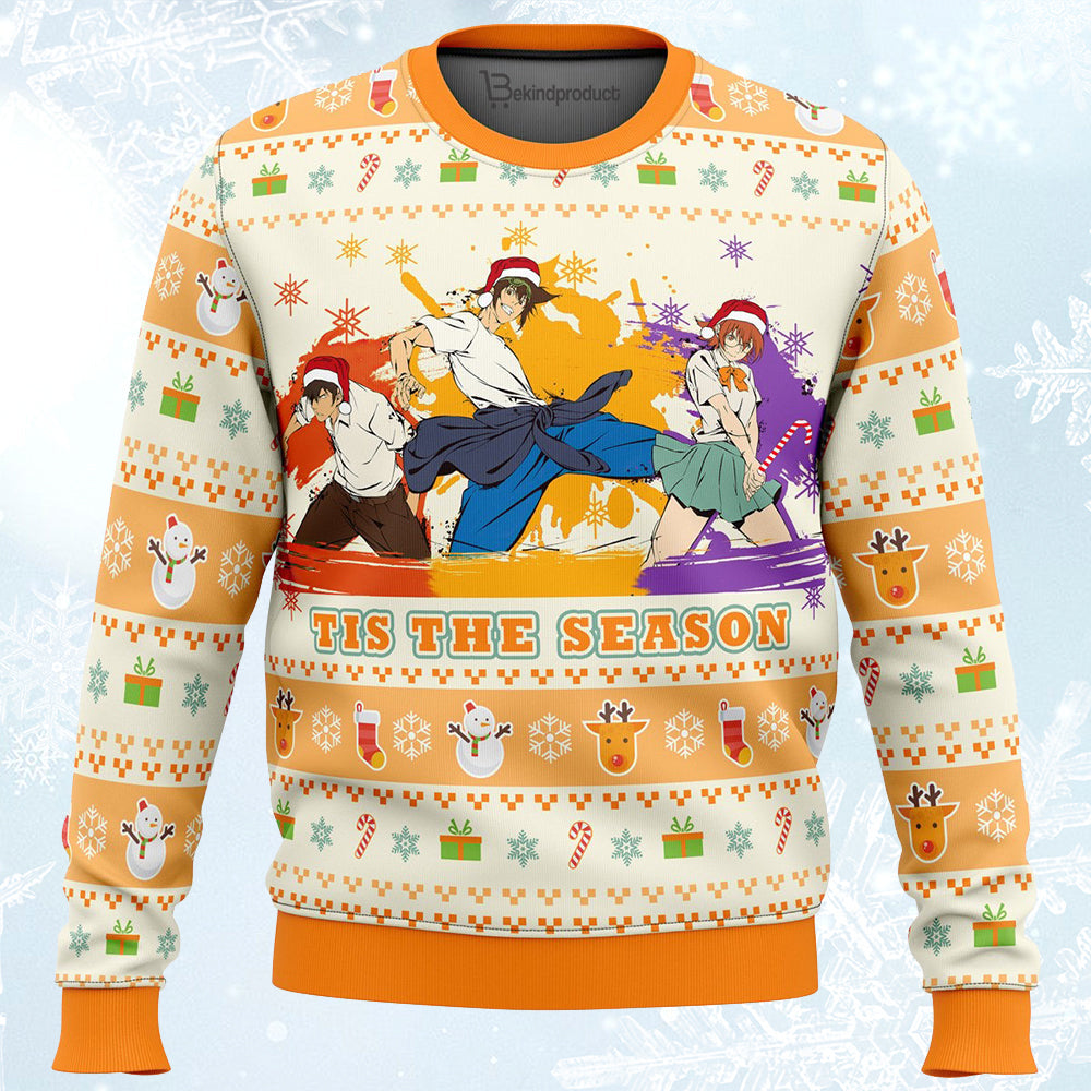 God of High School Tis the Season Ugly Christmas Sweater For Men & Women Christmas Gift Sweater PT416 - WeCustomit