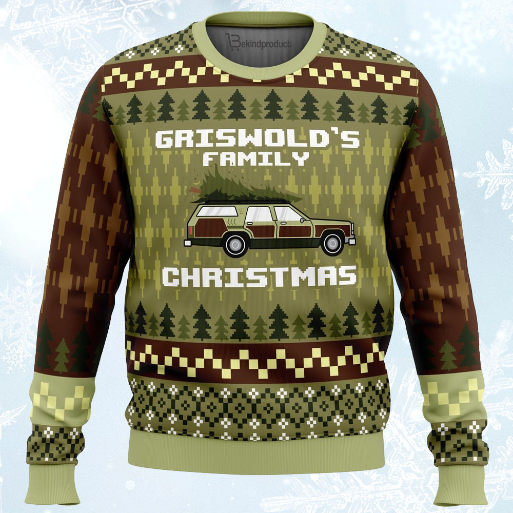 Griswold’s Family Christmas Vacation Ugly Christmas Sweater For Men & Women Christmas Gift Sweater PT149 - WeCustomit