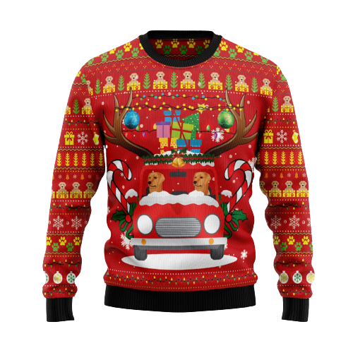 Labrador Retriever Ugly Christmas Sweater For Men & Women Christmas Gift Sweater US1507 - WeCustomit