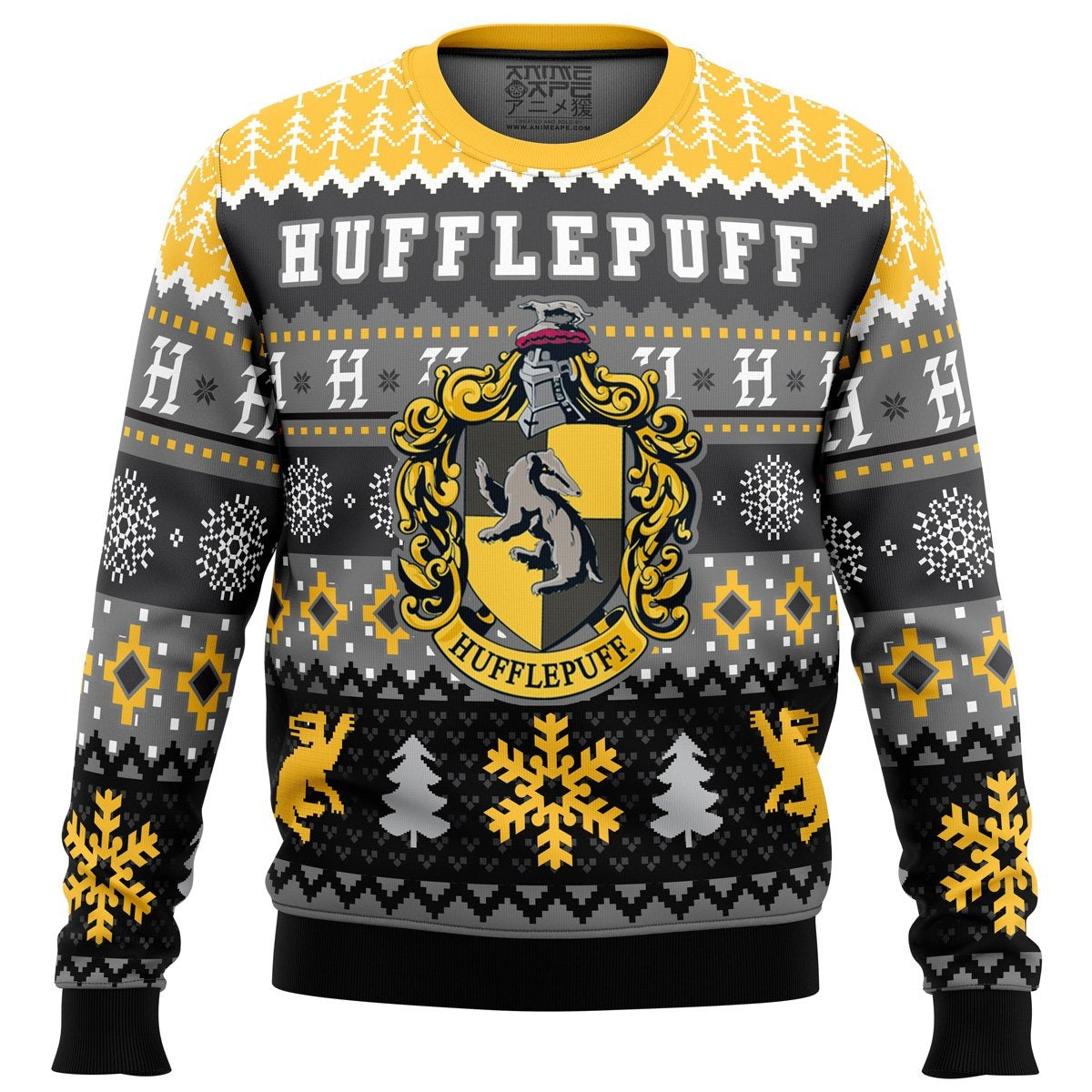 Hufflepuff House Of Hogwarts Ugly Christmas Sweater For Men & Women Christmas Gift Sweater US4204 - WeCustomit