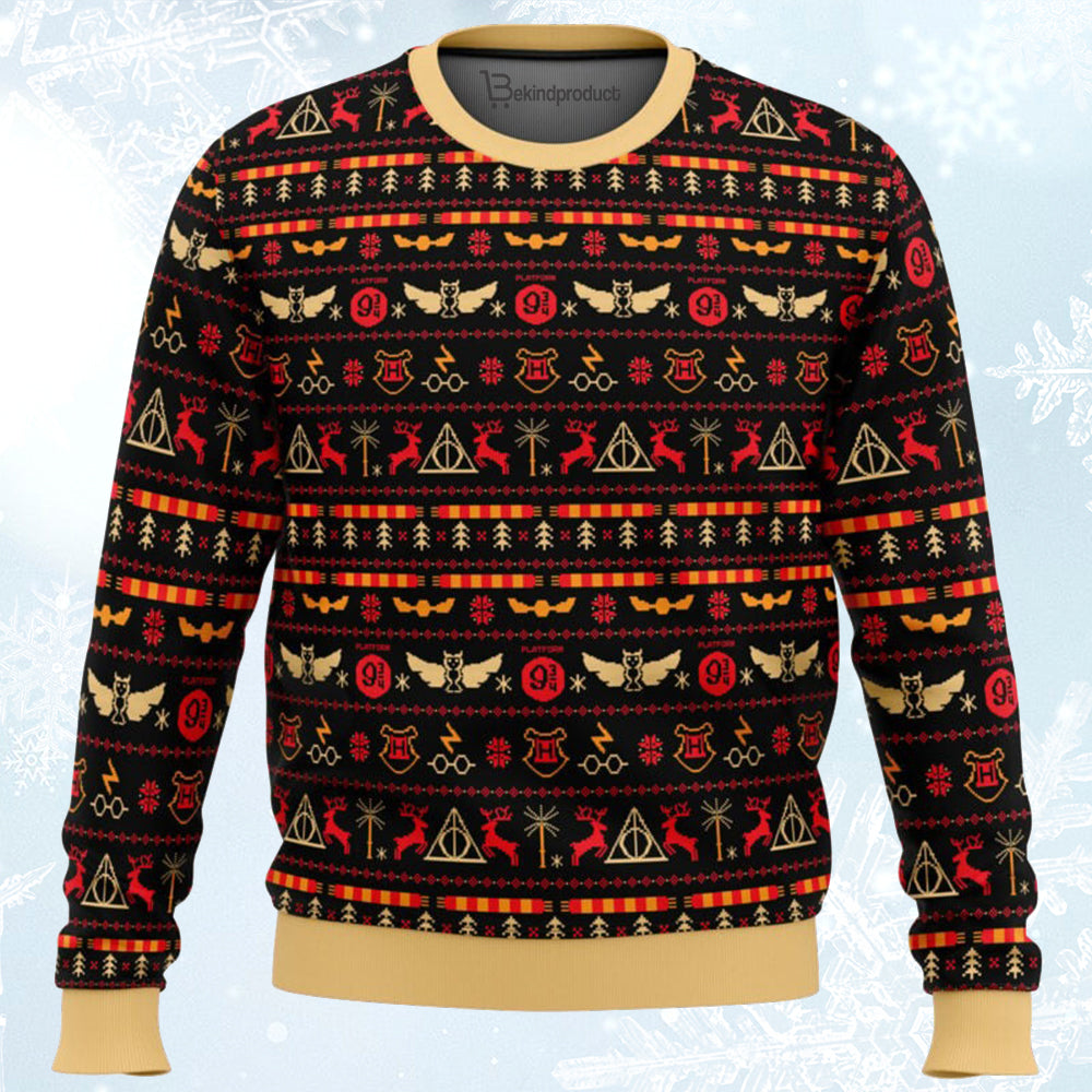 Harry Potter Christmas Ornaments Ugly Christmas Sweater For Men & Women Christmas Gift Sweater BH180 - WeCustomit