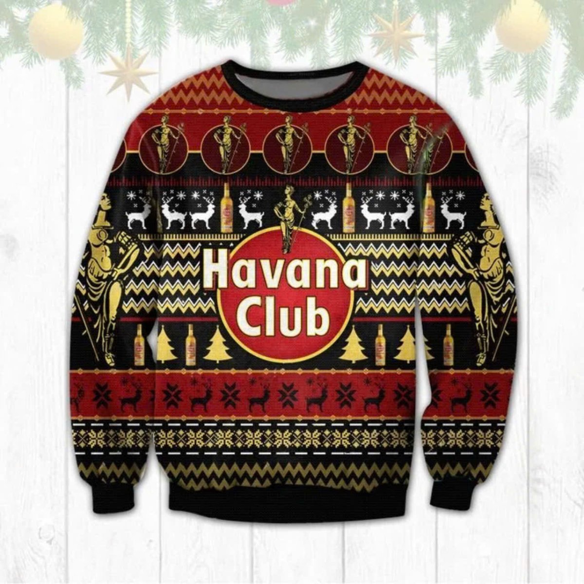 Havana Club Christmas Ugly Sweater - WeCustomit
