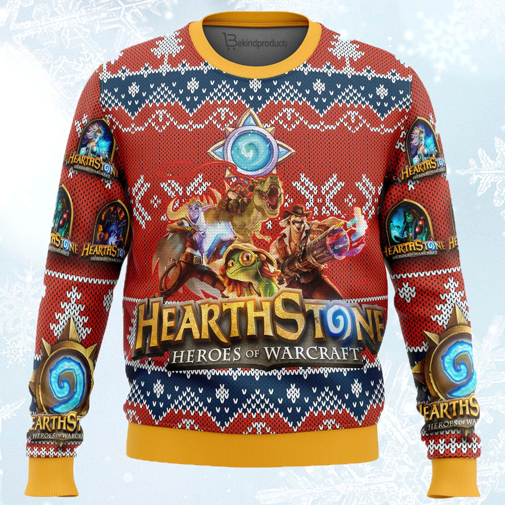 Hearth Stone Alt Ugly Christmas Sweater For Men & Women Christmas Gift Sweater PT567 - WeCustomit