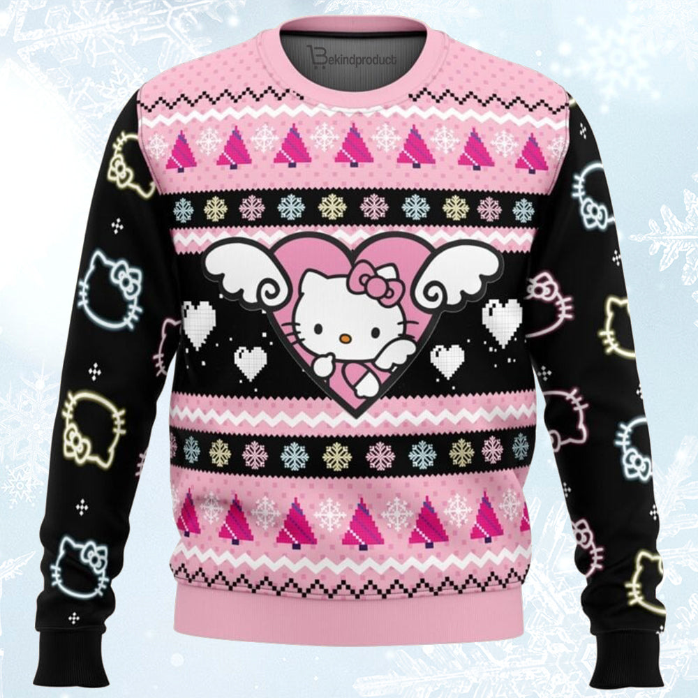 Hello Kitty Ugly Christmas Sweater For Men & Women Christmas Gift Sweater BH340 - WeCustomit