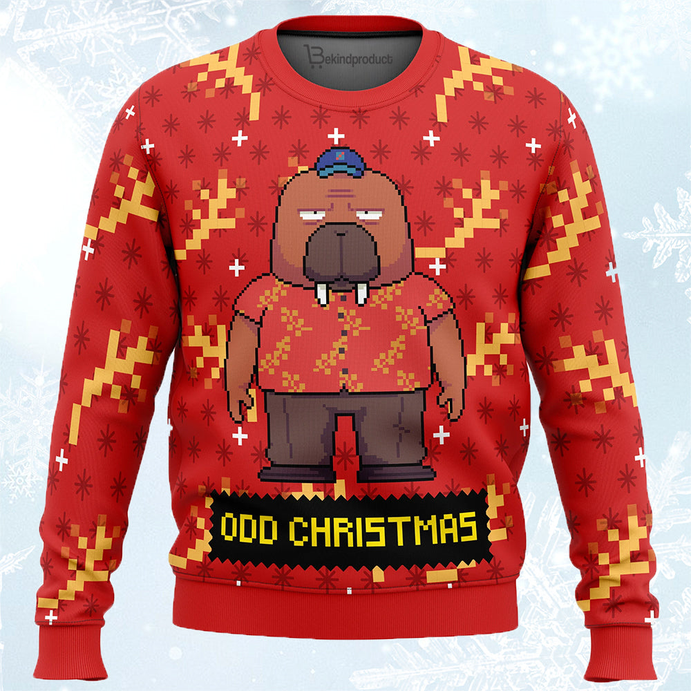 Odd Christmas Ugly Christmas Sweater For Men & Women Christmas Gift Sweater PT844 - WeCustomit