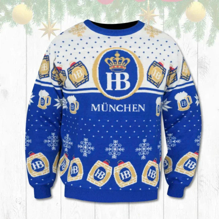 Hofbrau Munchen Christmas Ugly Sweater - WeCustomit