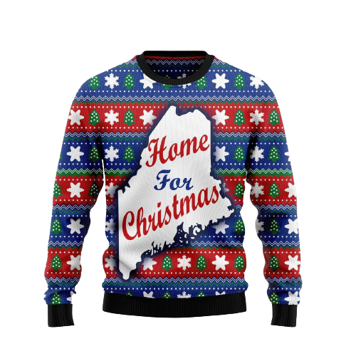 Home For Christmas Ugly Christmas Sweater For Men & Women Christmas Gift Sweater US1340 - WeCustomit