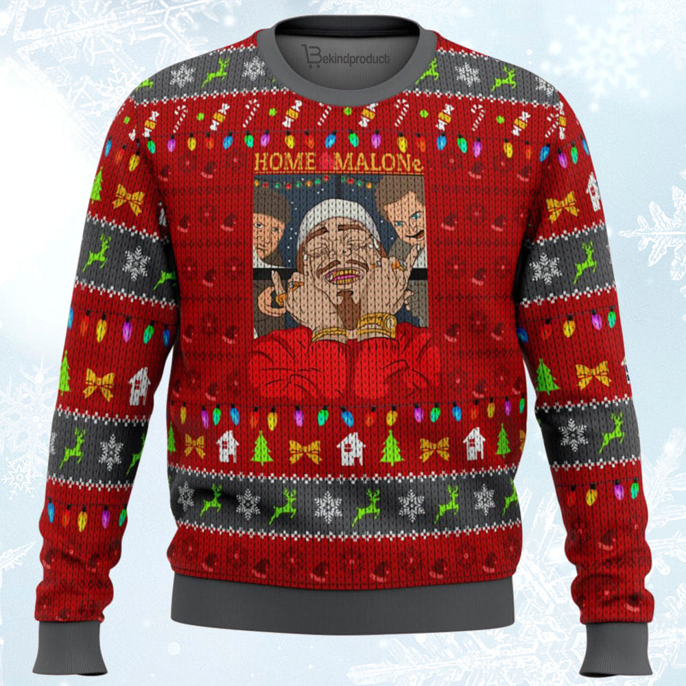 Home Ma.lone Meme Ugly Christmas Sweater For Men & Women Christmas Gift Sweater BH383 - WeCustomit