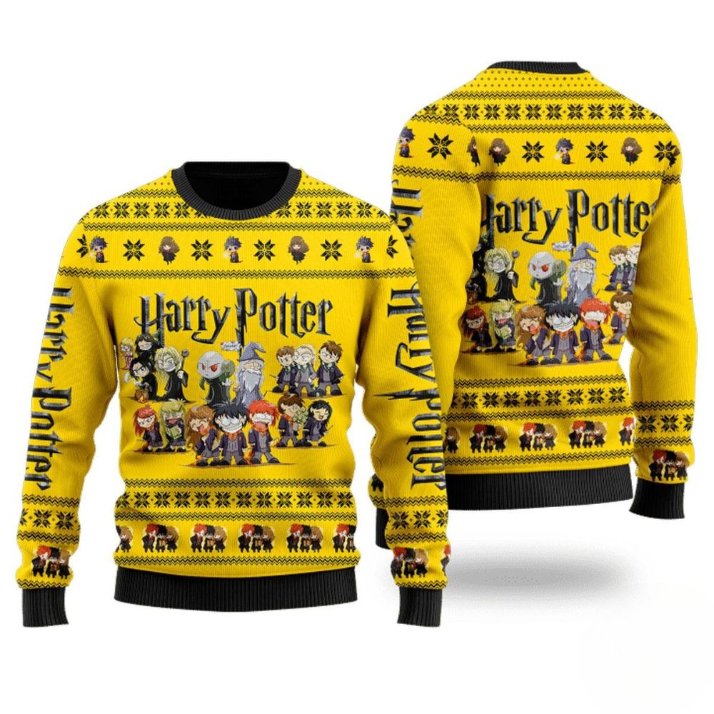 Har.ry Pot.ter Characters Ugly Christmas Sweater For Men & Women Christmas Gift Sweater US4214 - WeCustomit