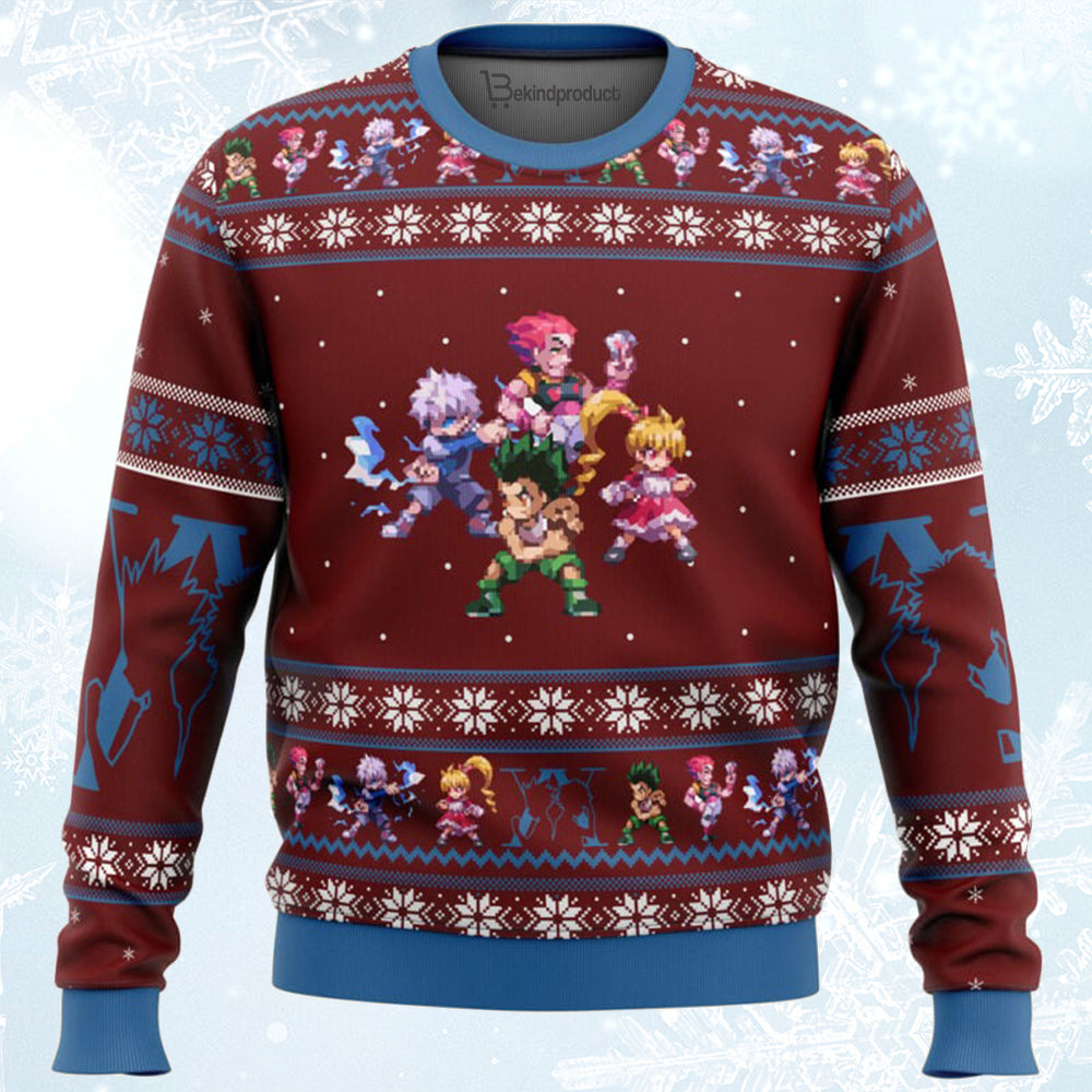Hunter X Hunter Sprites Ugly Christmas Sweater For Men & Women Christmas Gift Sweater BH220 - WeCustomit