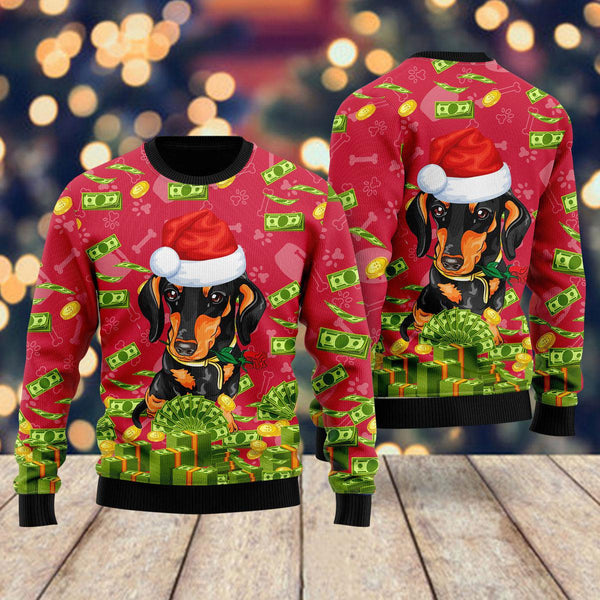 I Work Hard So That My Dog Can Have A Better Life Ugly Christmas Sweater For Men & Women Christmas Gift Sweater US2275 - WeCustomit