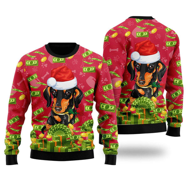 I Work Hard So That My Dog Can Have A Better Life Ugly Christmas Sweater For Men & Women Christmas Gift Sweater US2275 - WeCustomit