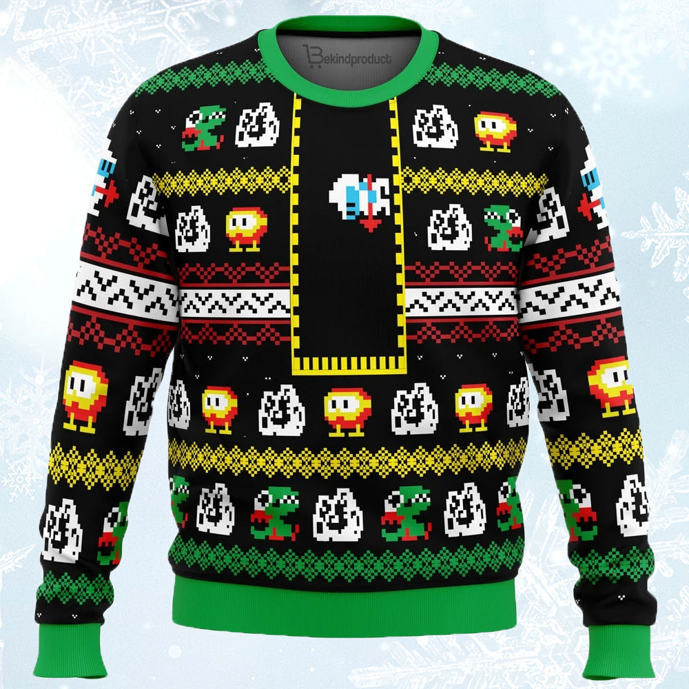 I Dig Christmas Dig Dug Ugly Christmas Sweater For Men & Women Christmas Gift Sweater PT698 - WeCustomit