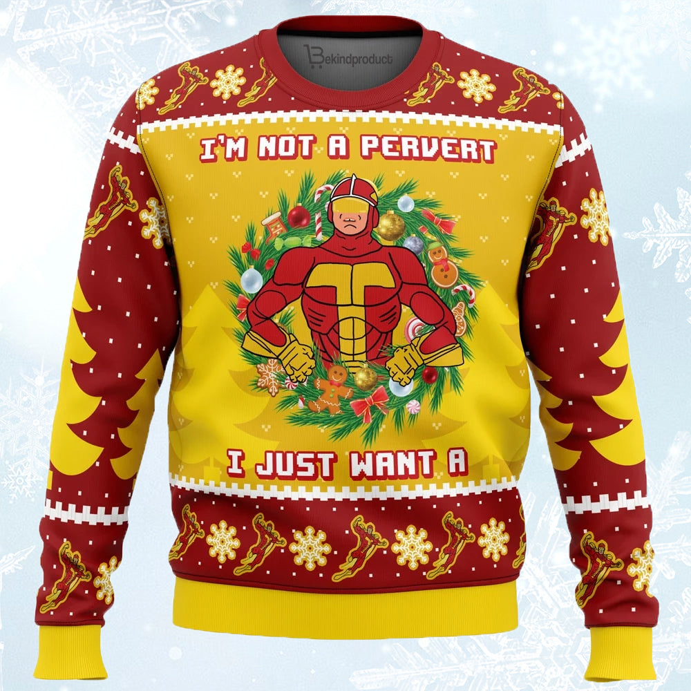 Im not a pervert Ugly Christmas Sweater For Men & Women Christmas Gift Sweater PT769 - WeCustomit