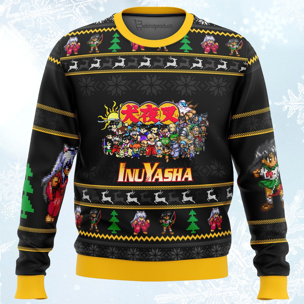 Inuyasha Sprites Ugly Christmas Sweater For Men & Women Christmas Gift Sweater PT260 - WeCustomit