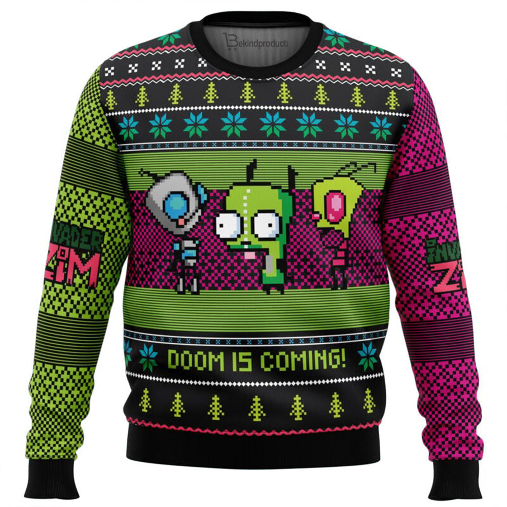 Invader ZiM Ugly Christmas Sweater For Men & Women Christmas Gift Sweater BH294 - WeCustomit