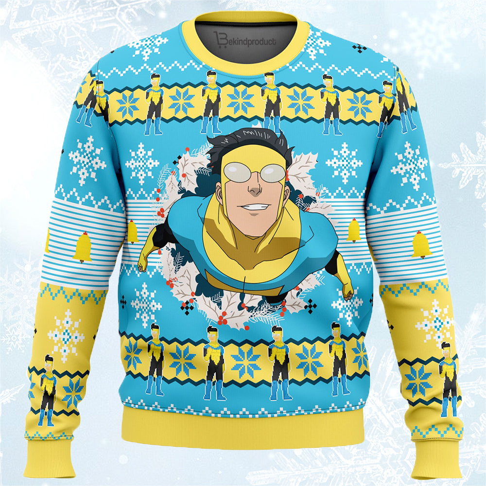 Invincible Ugly Christmas Sweater For Men & Women Christmas Gift Sweater PT534 - WeCustomit