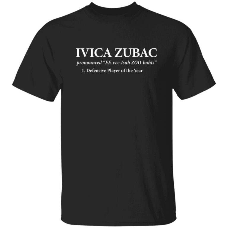 Ivica Zubac Pronounced Ee-Vee-Tsah Zoo-Bahts 1 Defensive Player Of The Year Shirt - WeCustomit