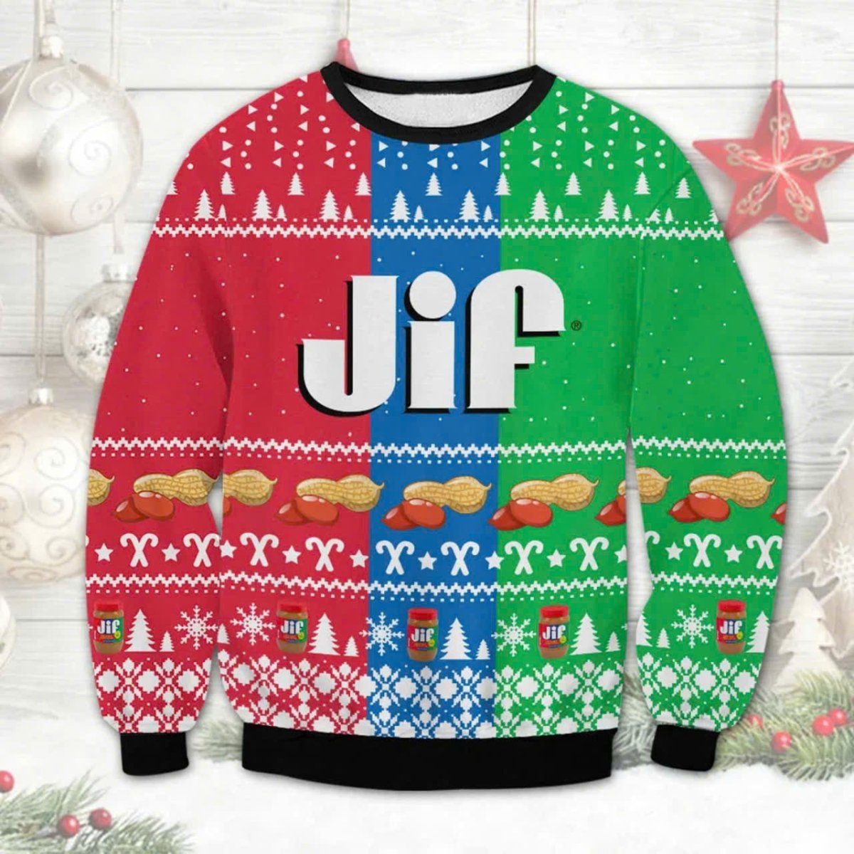 JIF Christmas Ugly Sweater - WeCustomit