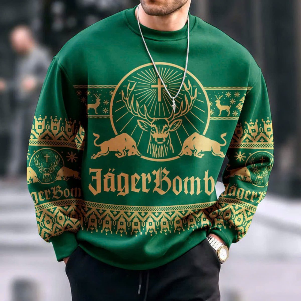 Jager Bomb Ugly Sweater - WeCustomit