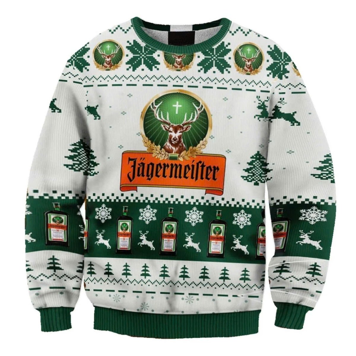 Jagermeister Christmas Ugly Sweater - WeCustomit
