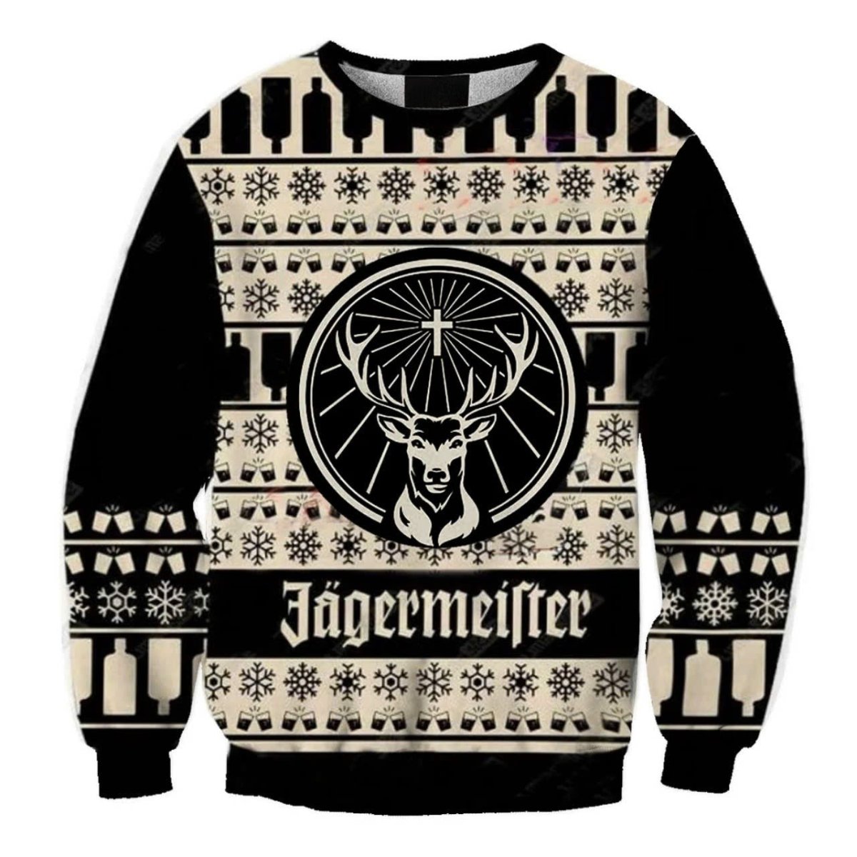 Jagermeister Holiday Ugly Sweater - WeCustomit