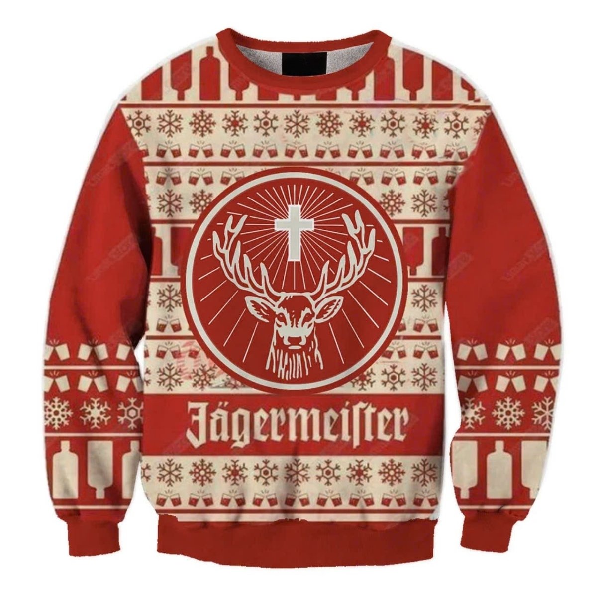 Jagermeister Holiday Ugly Sweater - WeCustomit
