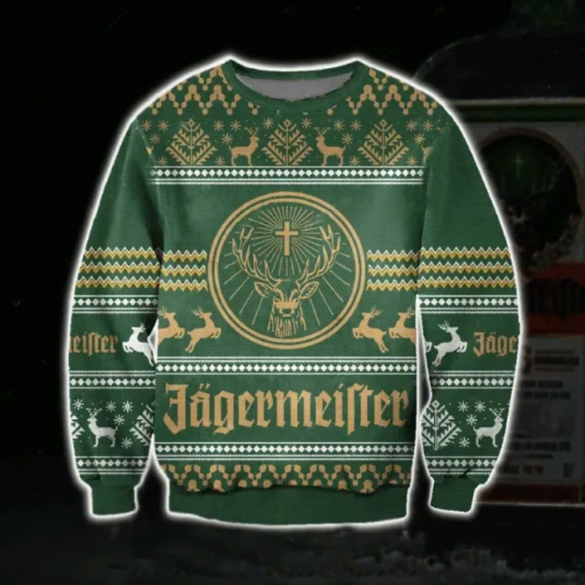 Jagermeister Ugly Xmas Sweater - WeCustomit