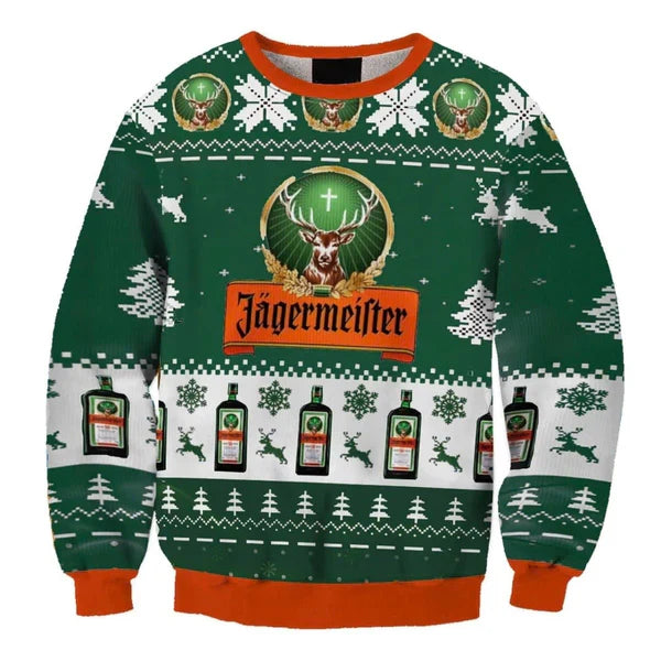 Jagermeister Christmas Ugly Sweater - WeCustomit