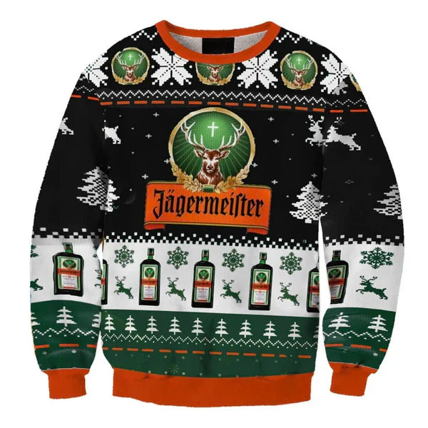 Jagermeister Christmas Ugly Sweater - WeCustomit