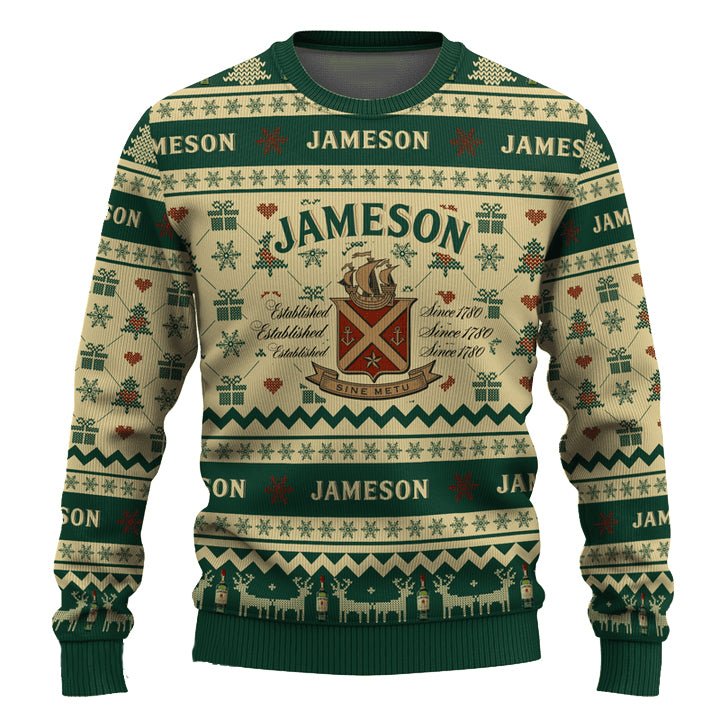 Jameson Snowing Christmas Ugly Sweater - WeCustomit