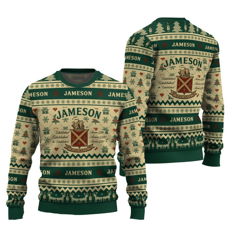 Jameson Snowing Christmas Ugly Sweater - WeCustomit