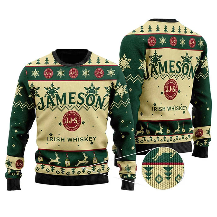 Jameson Irish Whiskey Ugly Sweater - WeCustomit