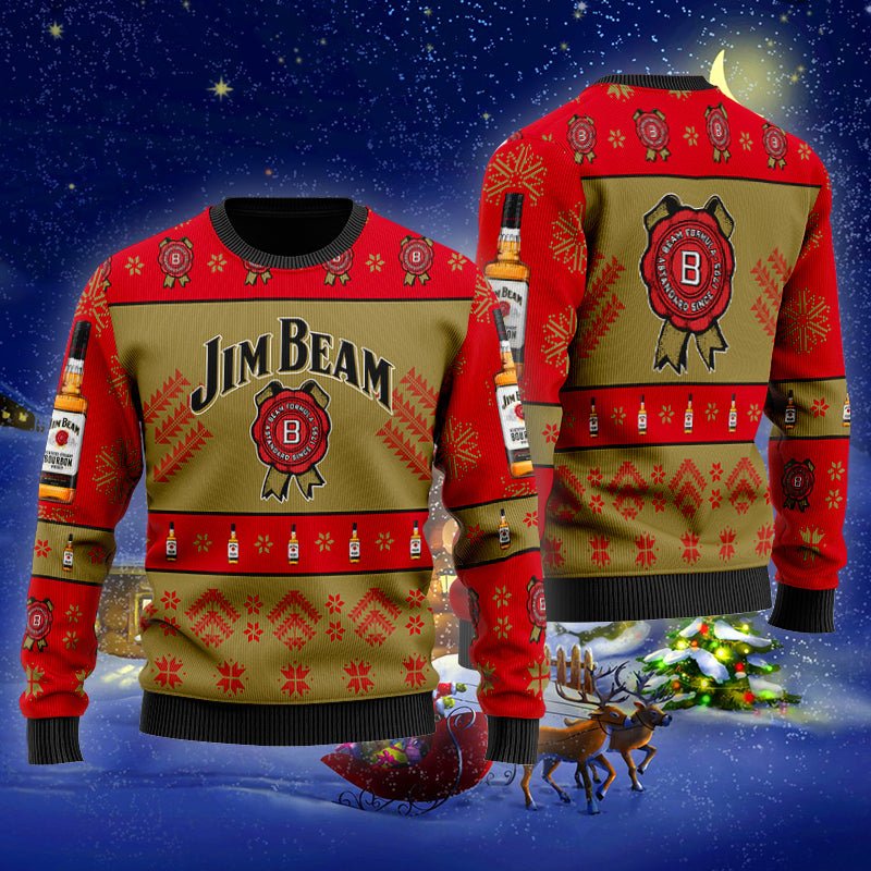 Jim Beam Xmas Ugly Sweater - WeCustomit