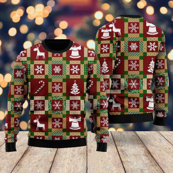 Jingle Bell Merry Christmas Ugly Christmas Sweater For Men & Women Christmas Gift Sweater US1380 - WeCustomit