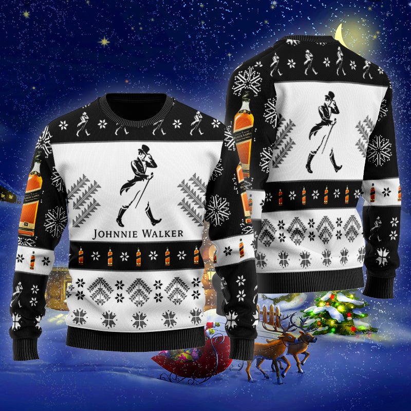 Johnnie Walker Xmas Ugly Sweater - WeCustomit