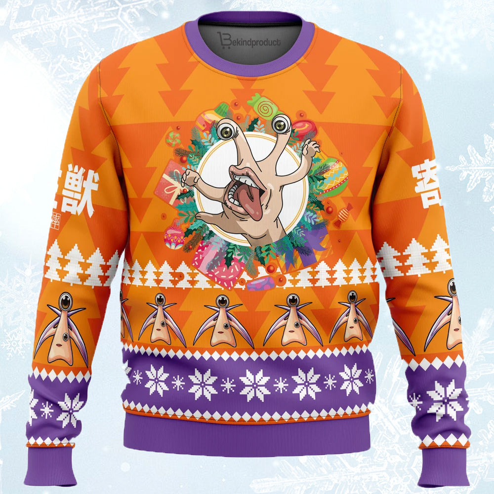 Jolly Parasitic Beasts Ugly Christmas Sweater For Men & Women Christmas Gift Sweater PT848 - WeCustomit