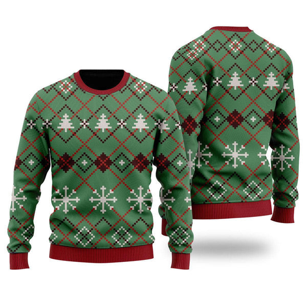 Just Wait Until Christmas Time Pattern Ugly Christmas Sweater For Men & Women Christmas Gift Sweater US1417 - WeCustomit