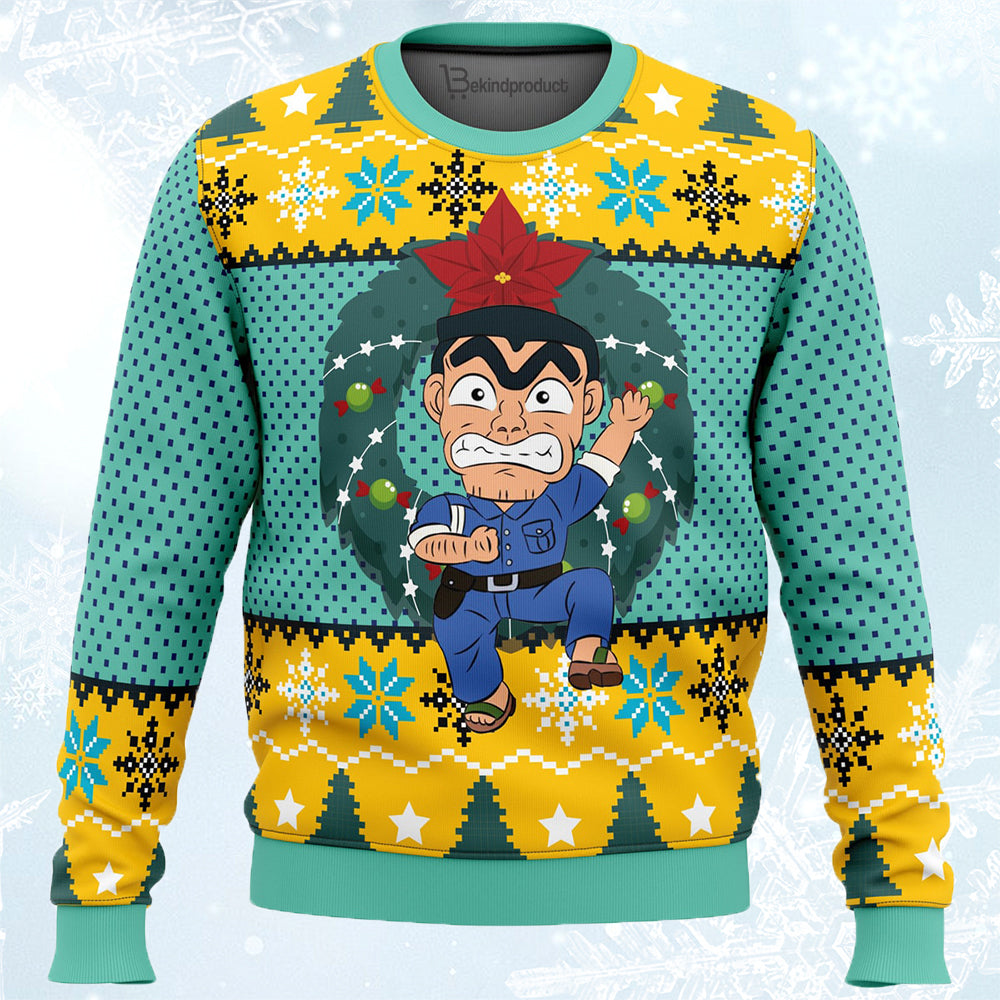 Kankichi Ryotsu KochiKame- Tokyo Beat Cops Ugly Christmas Sweater For Men & Women Christmas Gift Sweater BH503 - WeCustomit