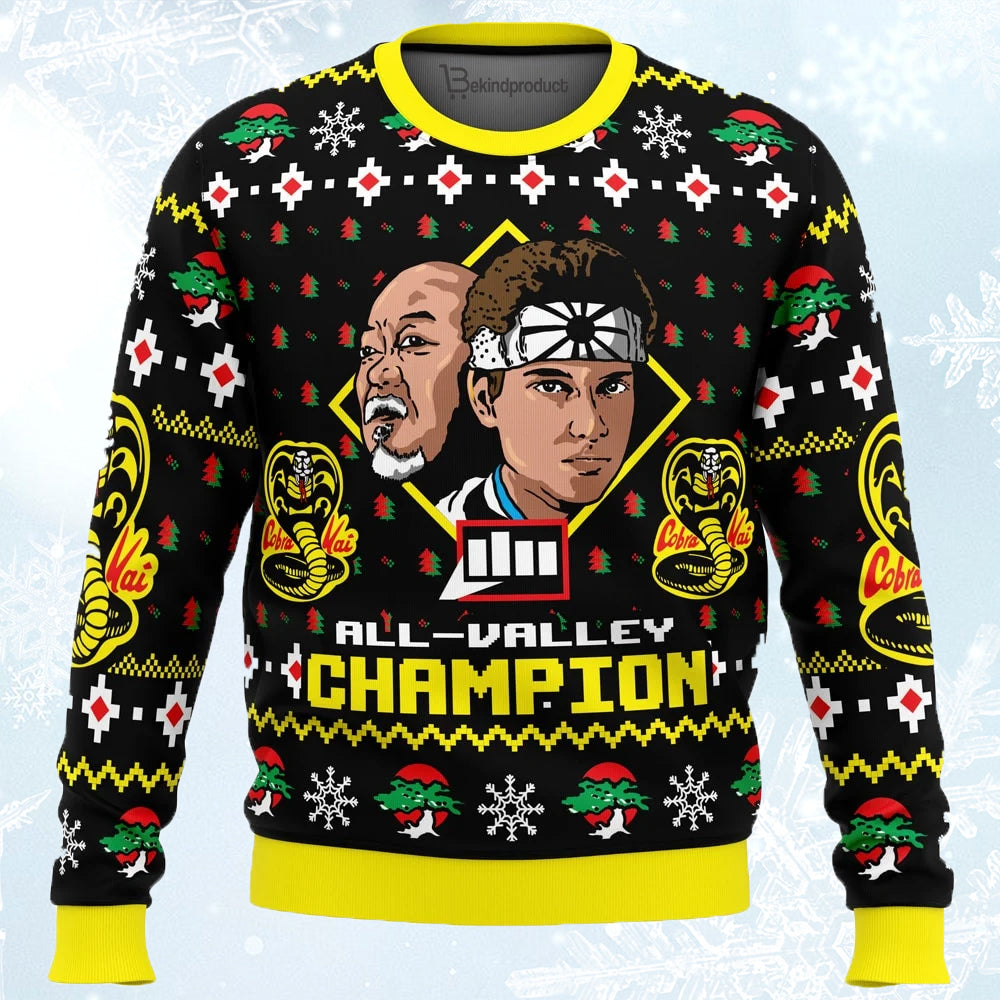 Karate Kid Christmas Ugly Christmas Sweater For Men & Women Christmas Gift Sweater PT536 - WeCustomit