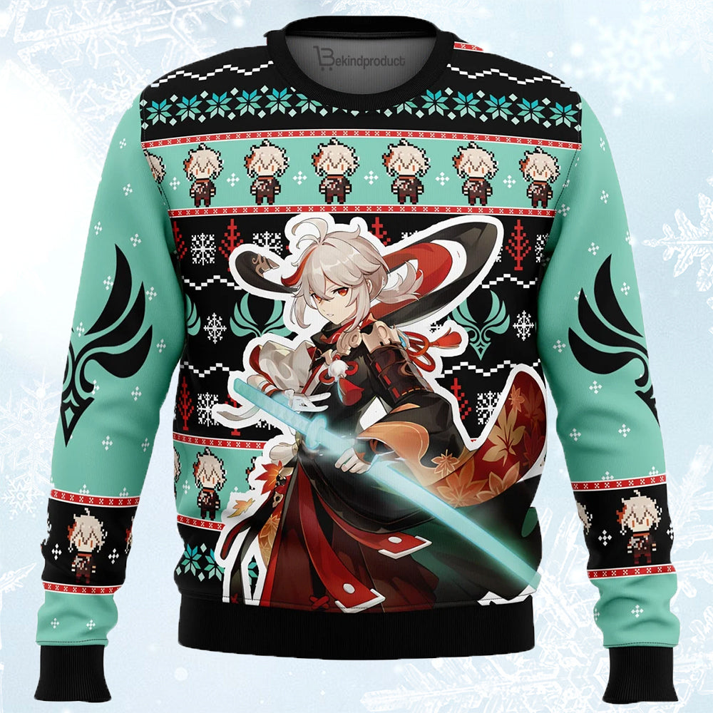Kazuha Genshin Impact Ugly Christmas Sweater For Men & Women Christmas Gift Sweater BH502 - WeCustomit