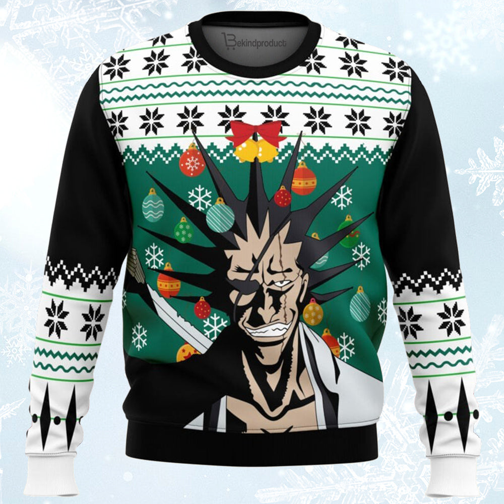 Kenpachi Zaraki Bleach Ugly Christmas Sweater For Men & Women Christmas Gift Sweater BH216 - WeCustomit