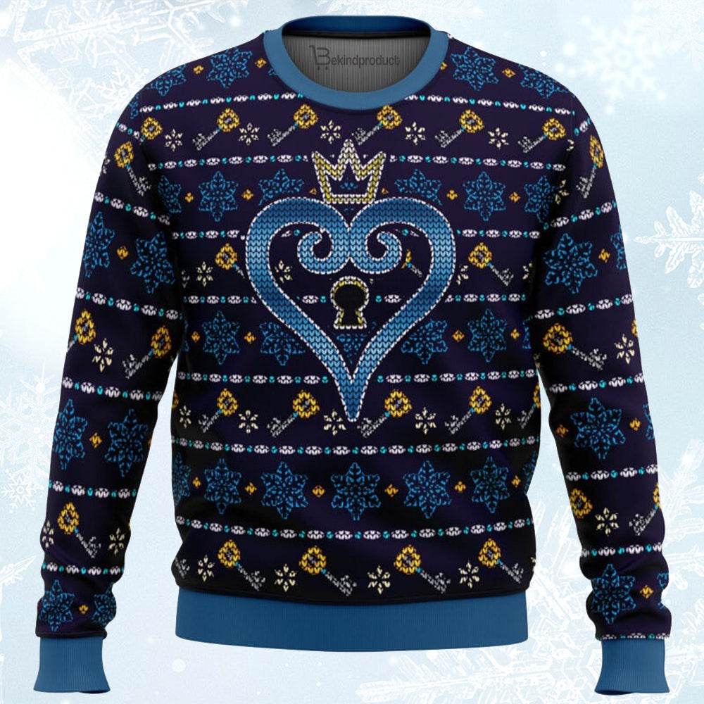 Keyblade Sora Kingdom Hearts Ugly Christmas Sweater For Men & Women Christmas Gift Sweater BH063 - WeCustomit